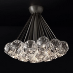 Boule De Radiant Crystal Flush Mount 24"