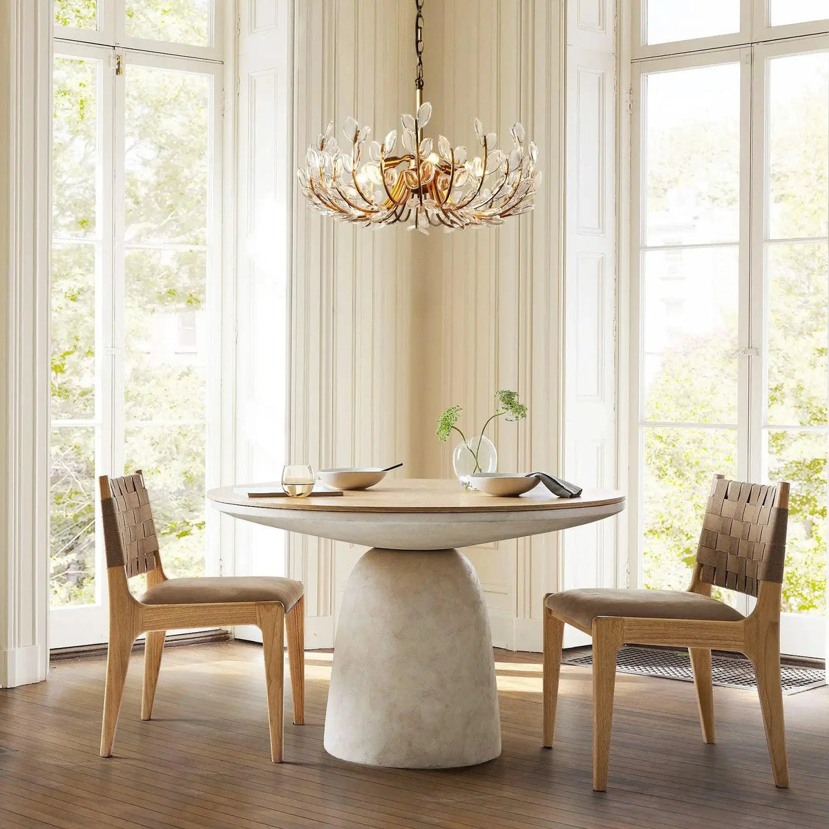 Adalie 6/8 Lights Chandelier - brass finish, modern home lighting