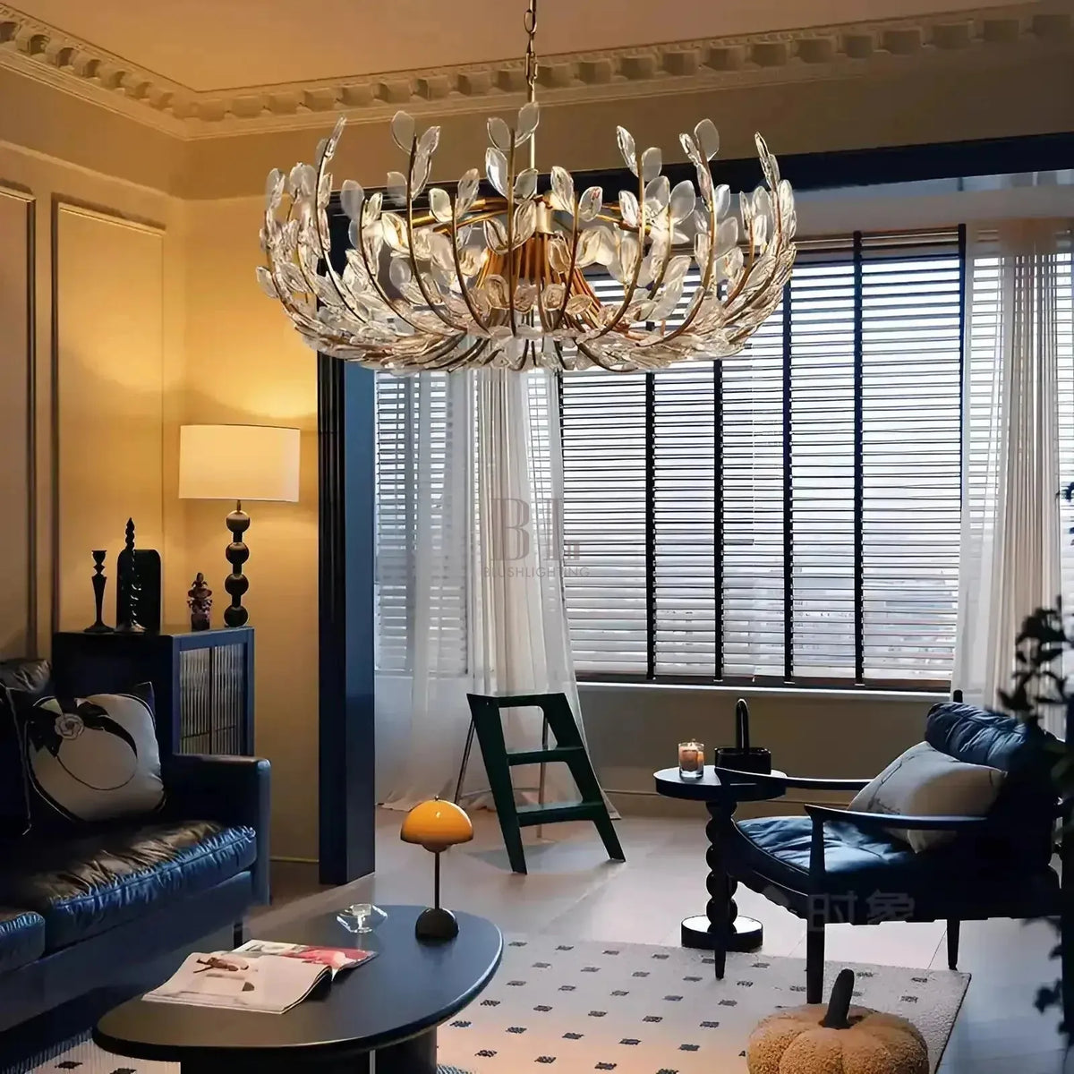 Adalie 6/8 Lights Chandelier - brass finish, modern home lighting