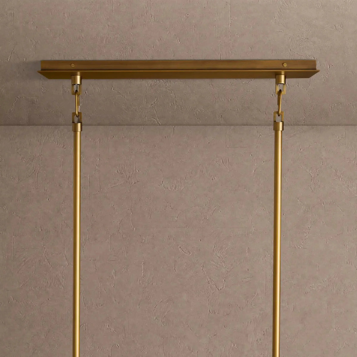 Amalfi Linear Chandelier - Pleated Whitecasivra