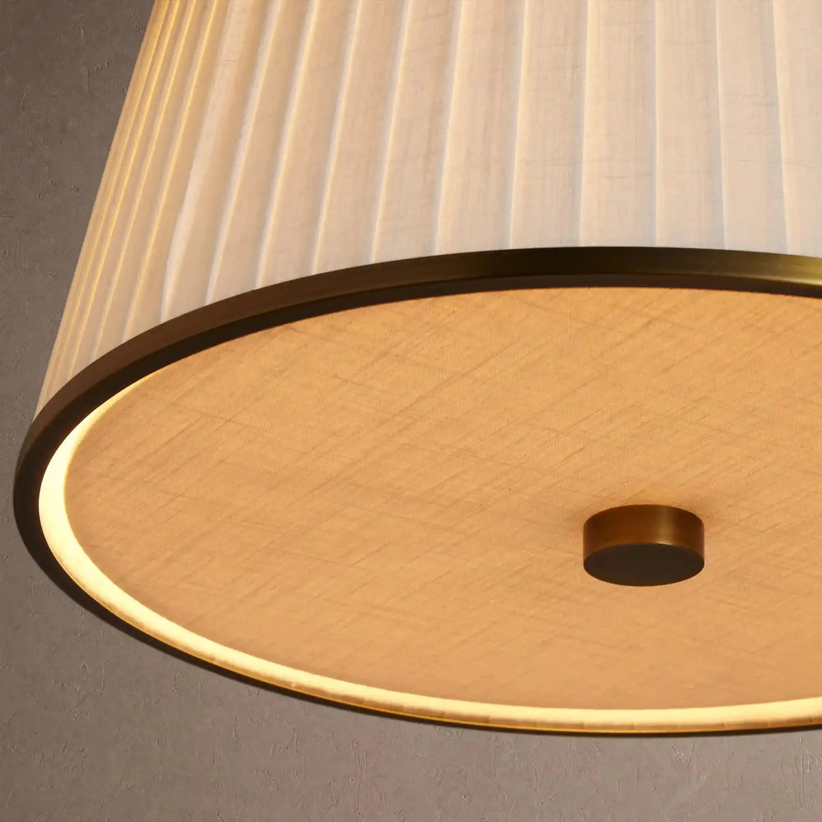 Amalfi Pendant - Pleated Whitecasivra