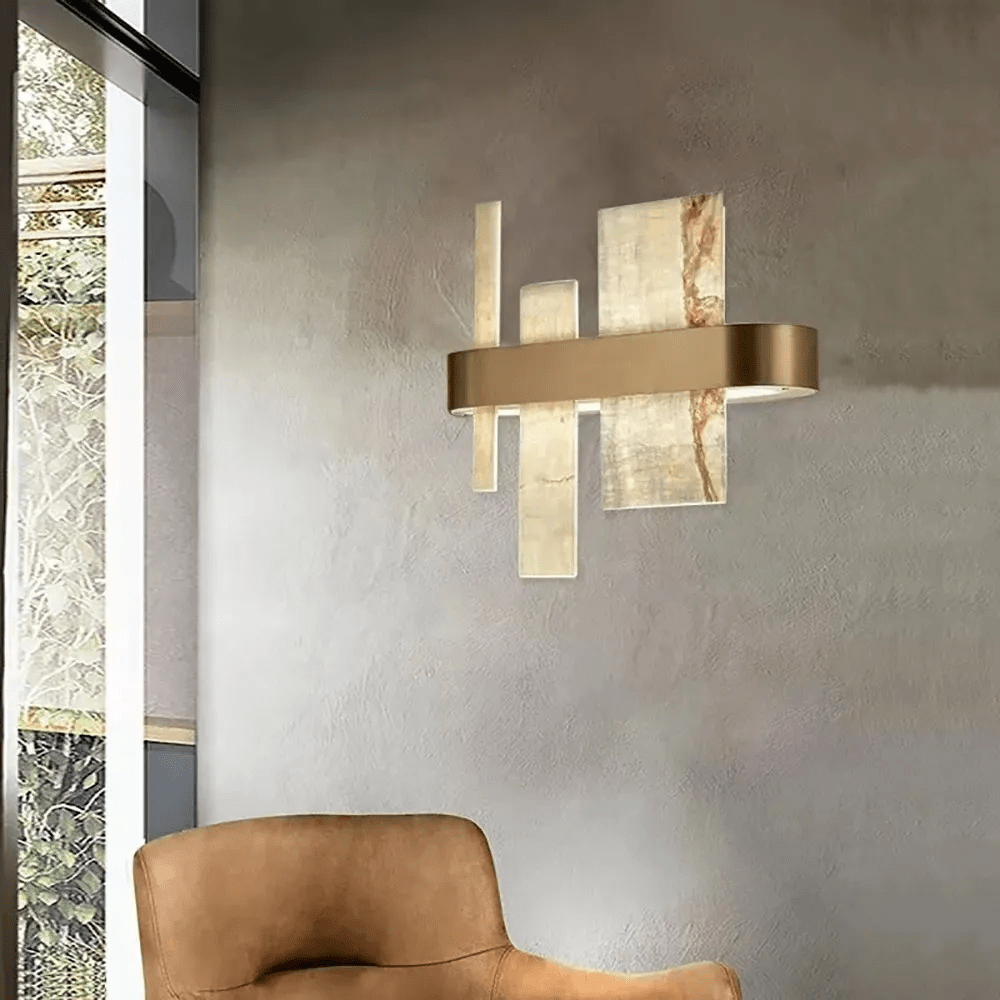 Alabaster Acropolis LED Wall Sconce - 14.6" Wcasivra