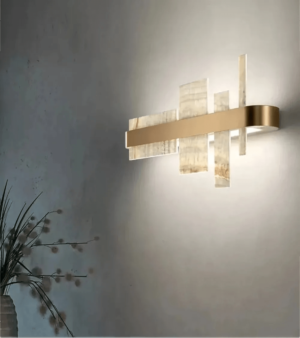 Alabaster Acropolis LED Wall Sconce - 25.6" Wcasivra