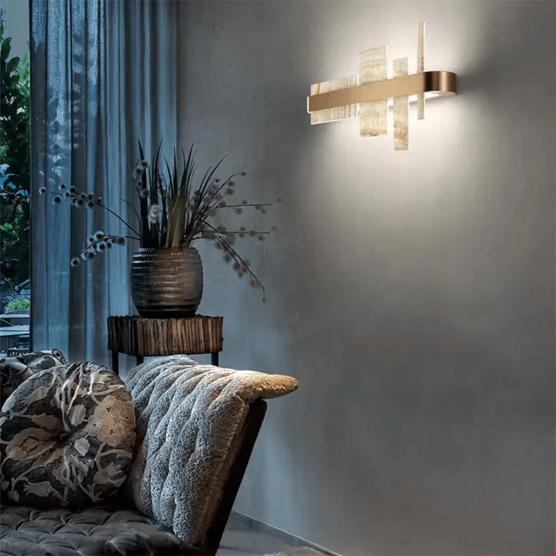 Alabaster Acropolis LED Wall Sconce - 25.6" Wcasivra