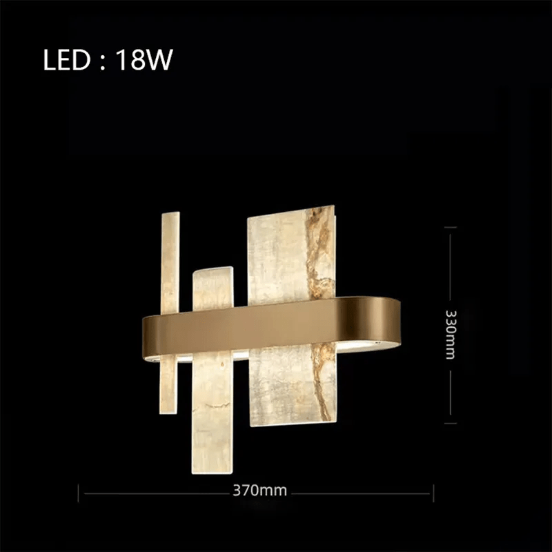 Alabaster Acropolis LED Wall Sconce - 25.6" Wcasivra