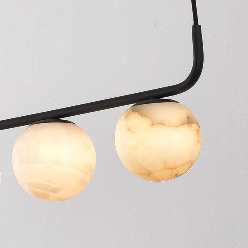 Alabaster Anne Island Chandelier 5 Lights - casivra