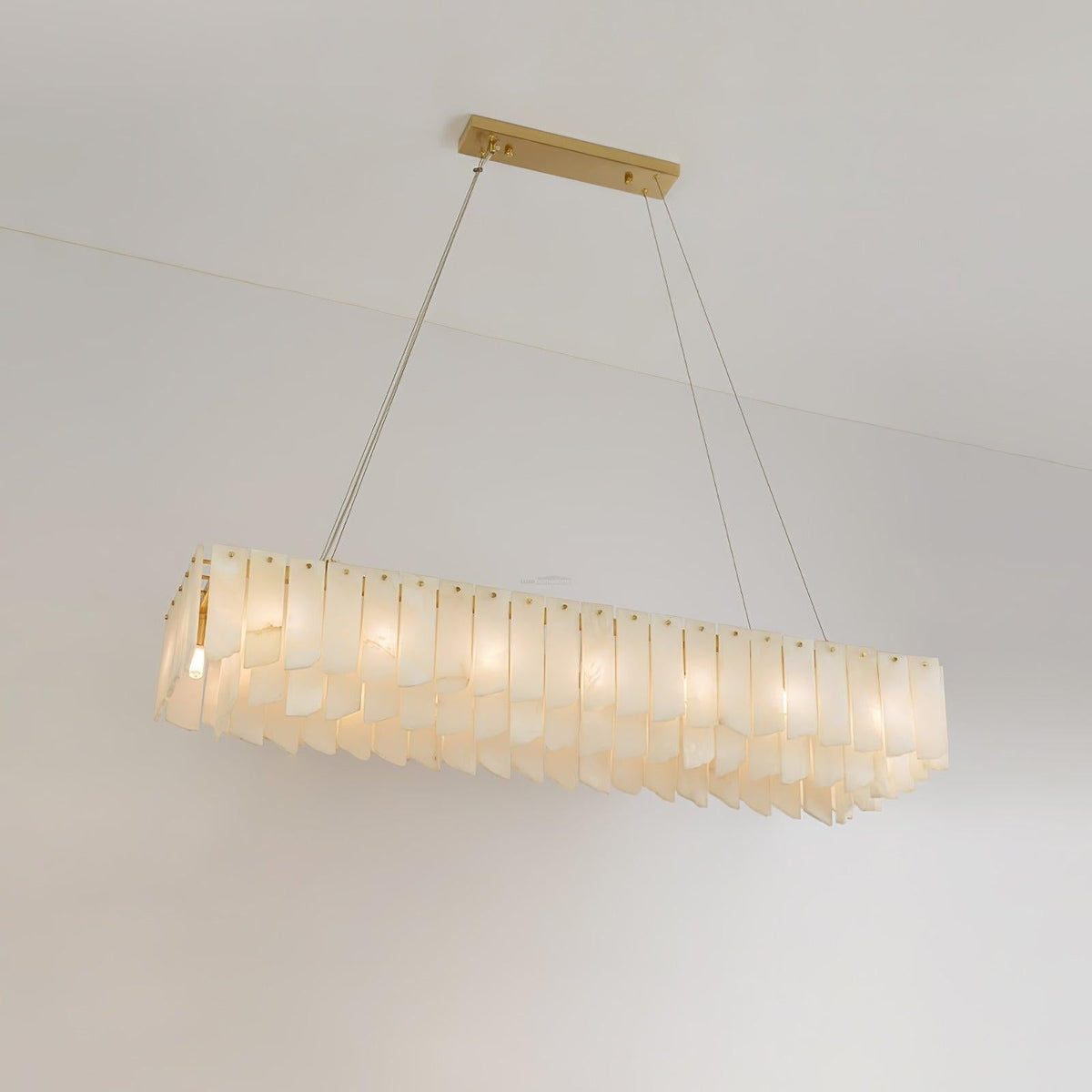 Alabaster Cascade Tiered Chandelier 27.6 - 27.6" x H 21.7" / Dia 57cm x H 150cmBrass & Whitecasivra