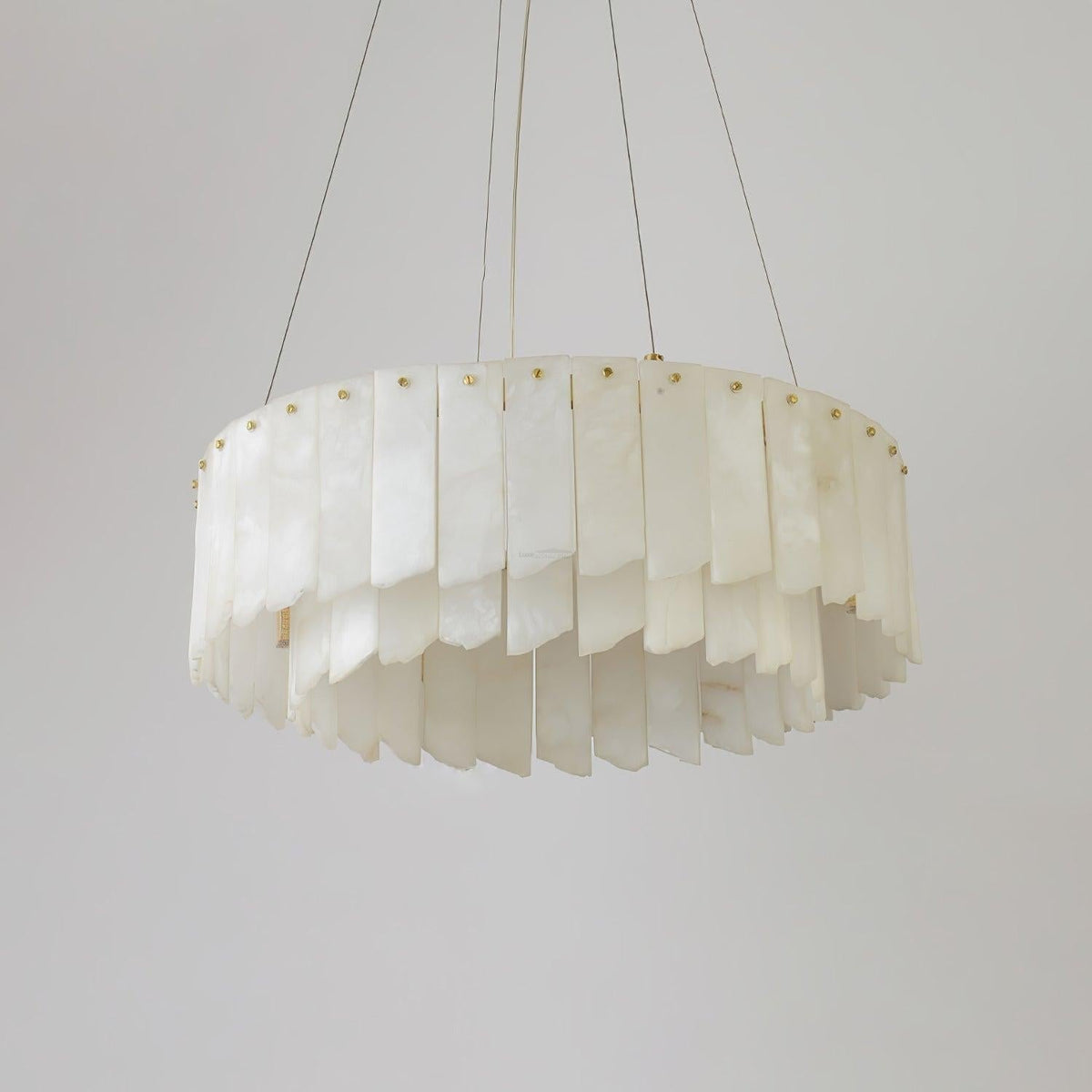 Alabaster Cascade Tiered Chandelier 27.6 - 27.6" x H 21.7" / Dia 57cm x H 150cmBrass & Whitecasivra