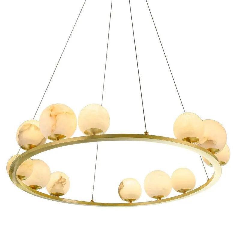 Alabaster Chandeliers Spain Dining Room - 31.49"D*47.24"Hcasivra