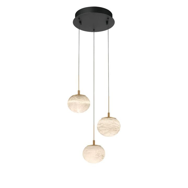 Alabaster Codri LED Pendant - Matte Black3 Lightcasivra