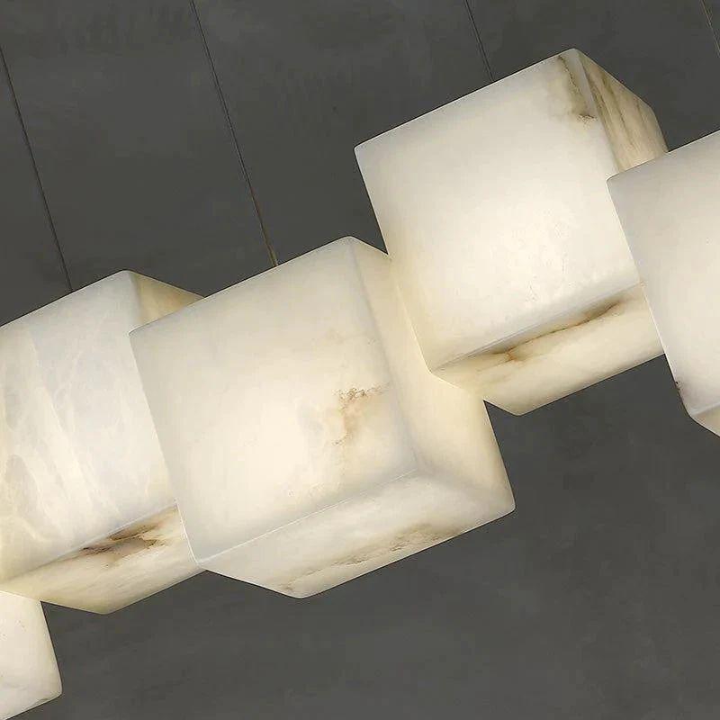 Alabaster Cubic Pendant - 10 Cubescasivra
