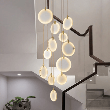 Alabaster Cuboid Dining Room Chandelier,Dining Room Chandelie-chandelier-casivra-12-Lights 23"-casivra