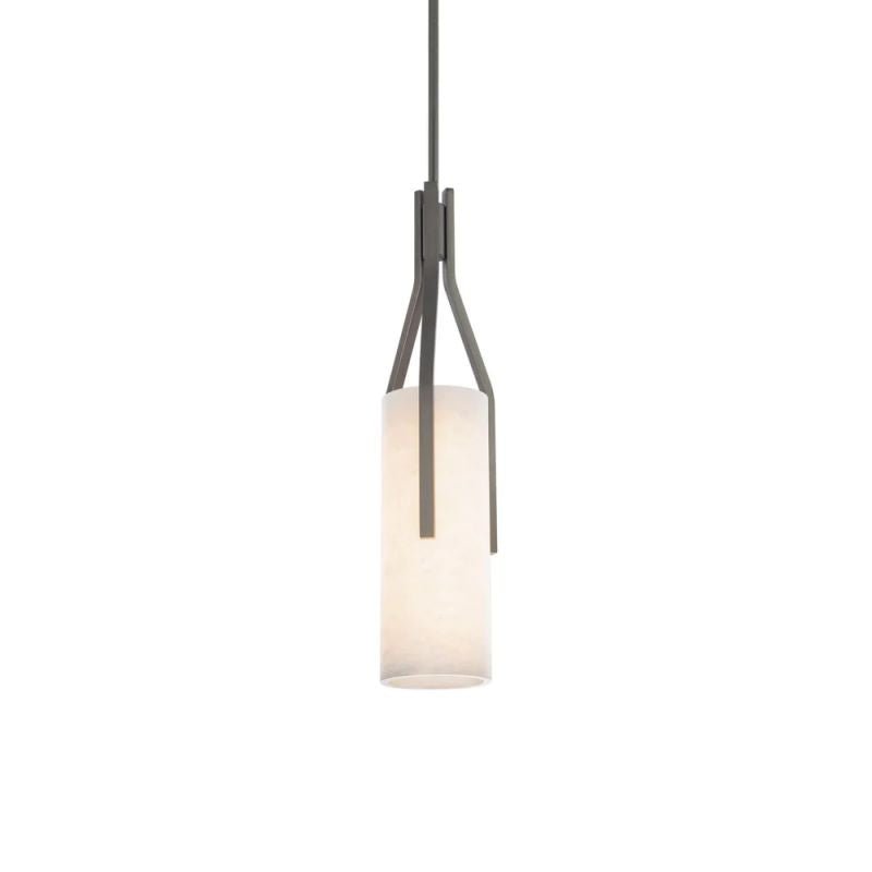 Alabaster Firenze 22in LED Pendant - Antique Nickelcasivra