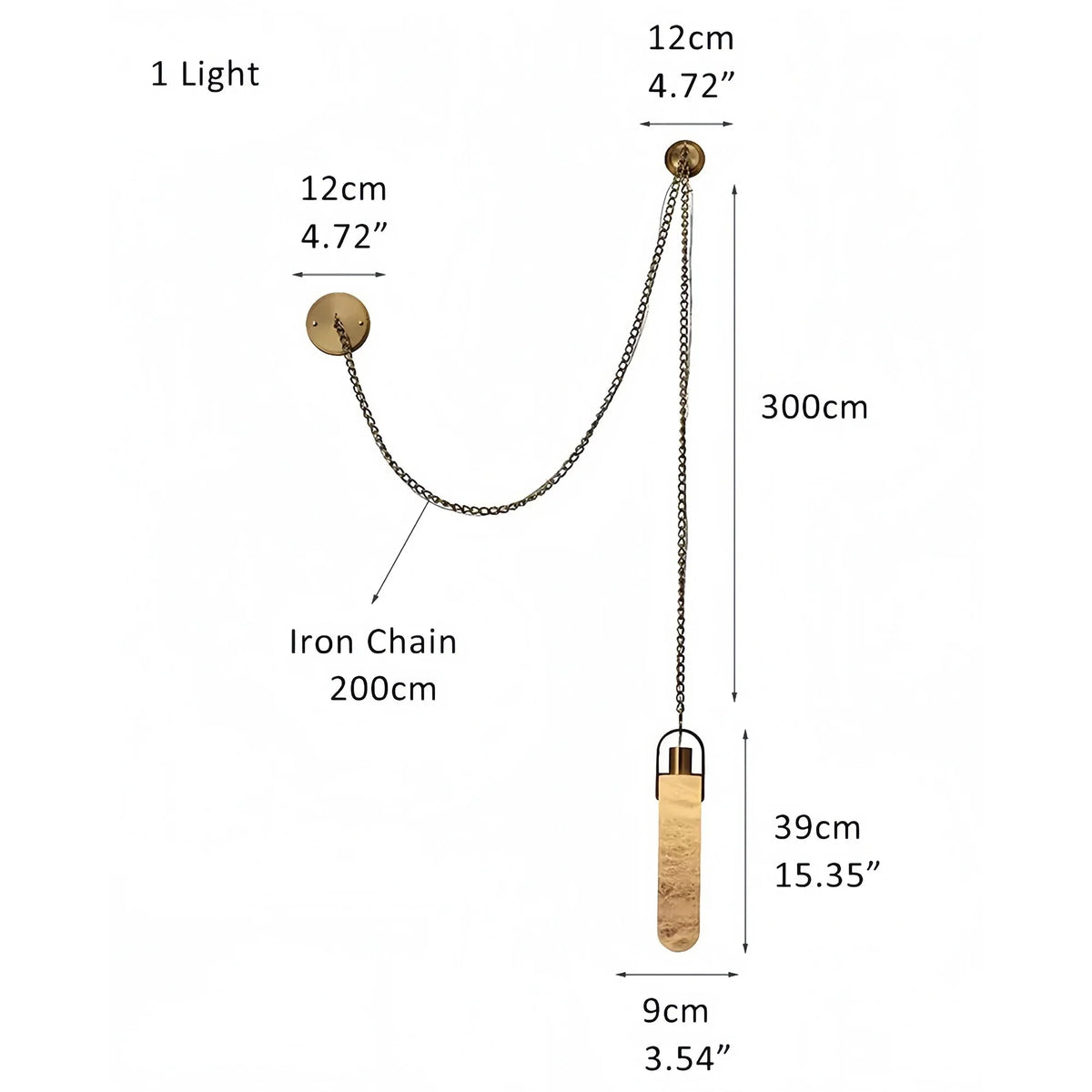Alabaster Flint 1 Light LED Multi - Drop Pendant - casivra