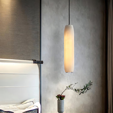 Alabaster Flute Pendant Light - casivra