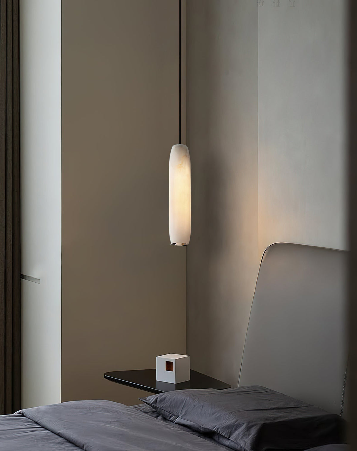 Alabaster Flute Pendant Light - casivra