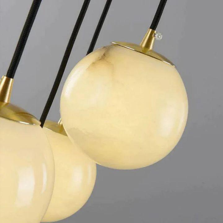 Alabaster Global Wavy Chandelier - 18 Lightscasivra
