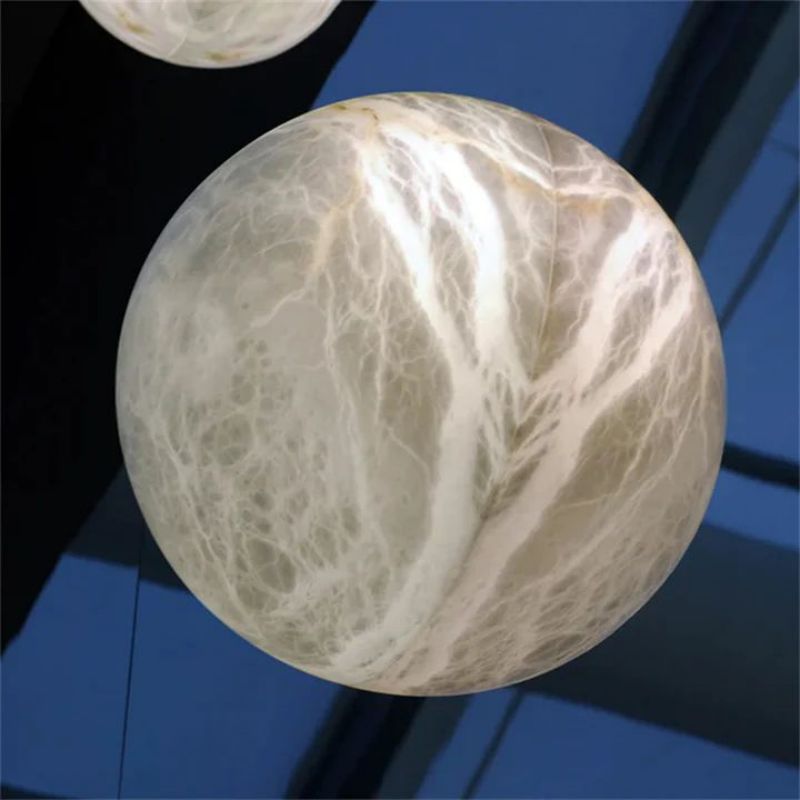 Alabaster Hemisphere Wall Sconce 5.9" D 7.9" D 11.8" D - 5.9" Dcasivra