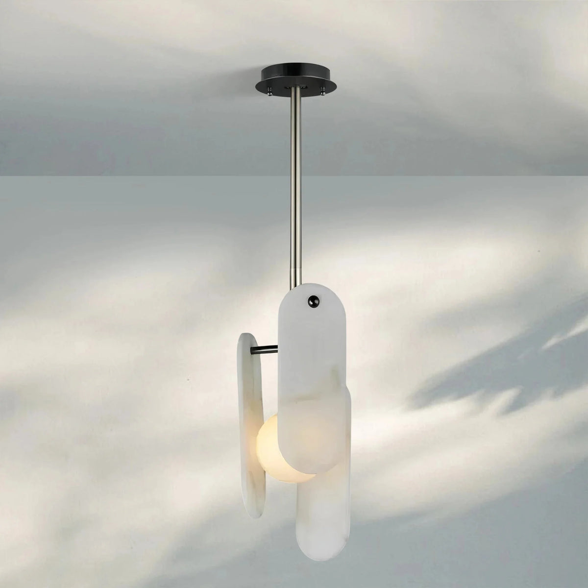 Alabaster Megalith Single Pendant - Matte Blackcasivra