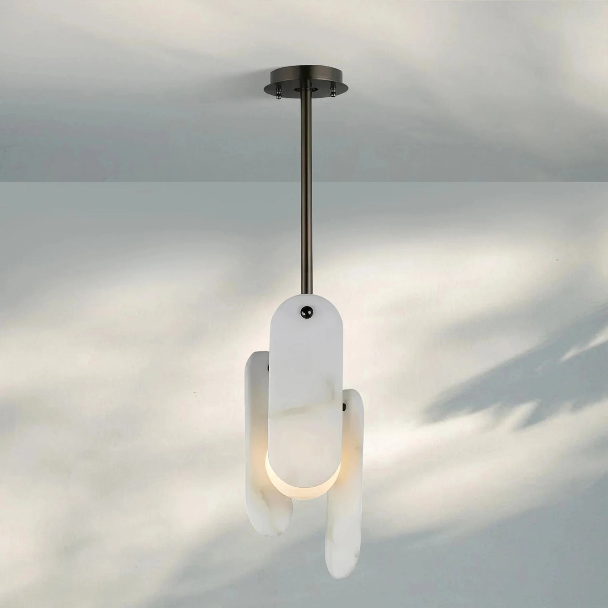 Alabaster Megalith Single Pendant - Matte Blackcasivra
