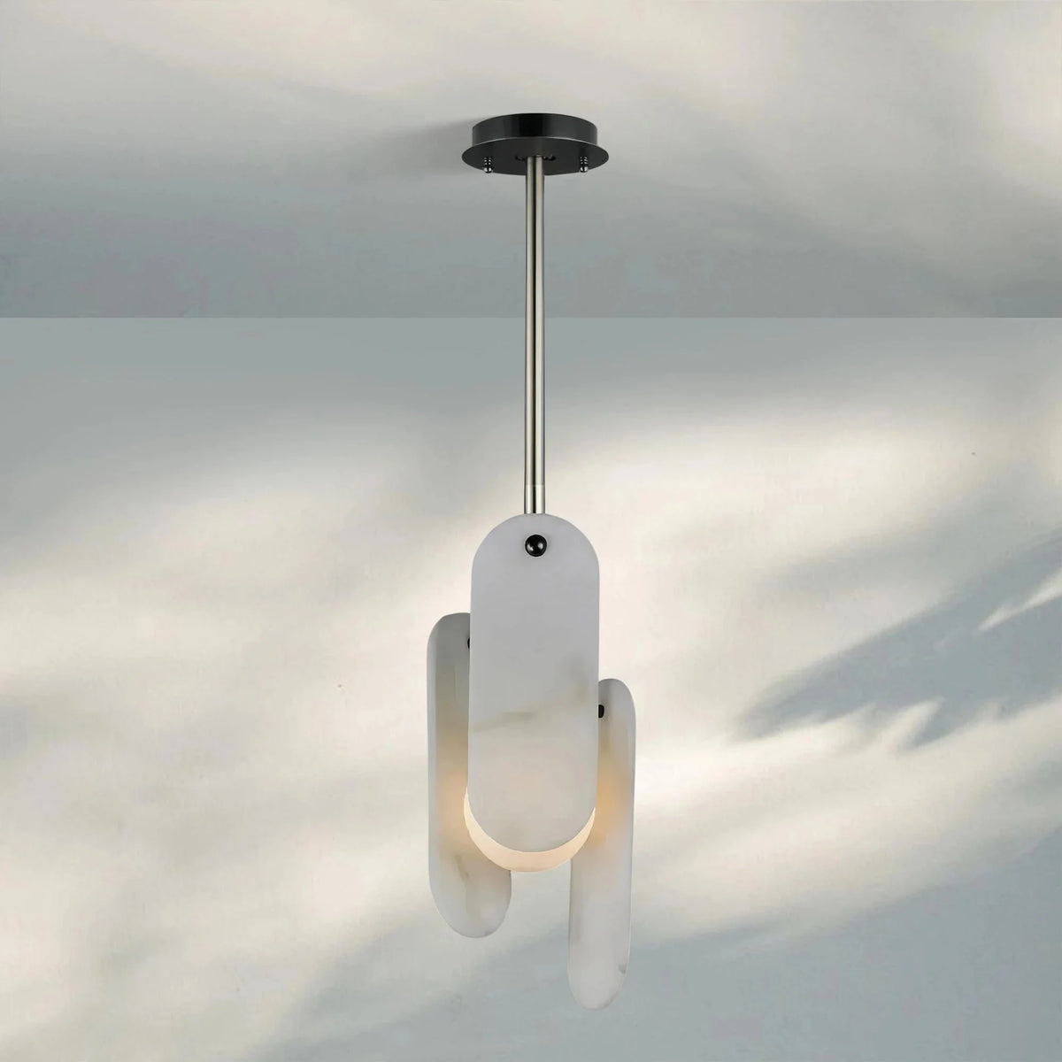 Alabaster Megalith Single Pendant - Brushed Bronzecasivra