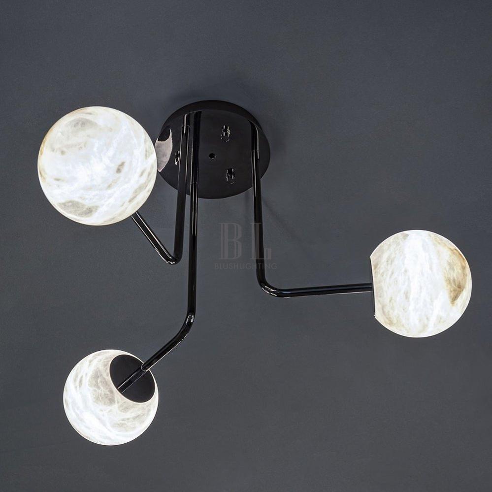 Alabastera Orb 3 Pendant - Satin Goldcasivra