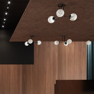 Alabastera Orb 3 Pendant - Satin Goldcasivra