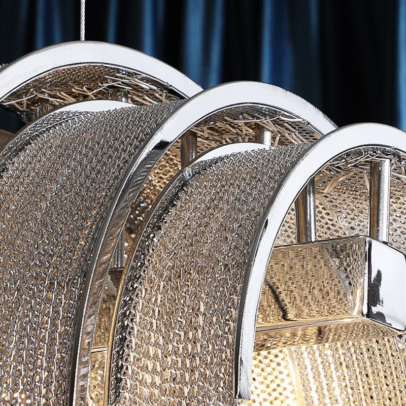 Alana Aluminum Chain Tassel Long Branch Chandelier Light 35" - W35" X H29"casivra