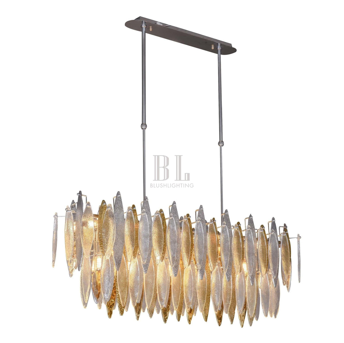 Alba 2-Tier Linear Chandelier - NickelAlba Darkcasivra