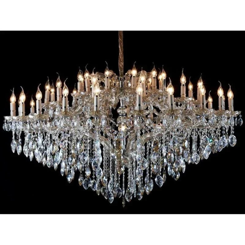 Allumage Extra Wide Classic Crystal Chandelier - 24" Width x 22" Height 6 LightsGoldClear Crystalcasivra