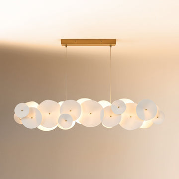 Amara Ceramic Linear Chandelier (50") - casivra