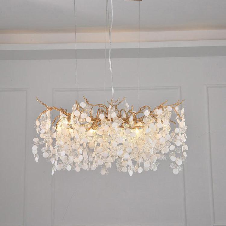 American Creative Brass Branch Chandelier - Smallcasivra