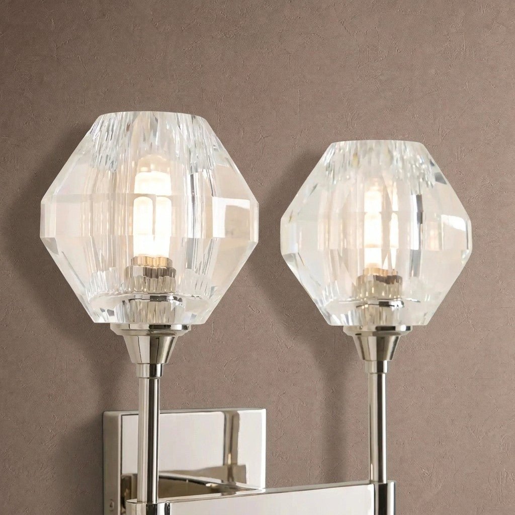 Adagio 2-Light Wall Sconce - NICKELcasivra