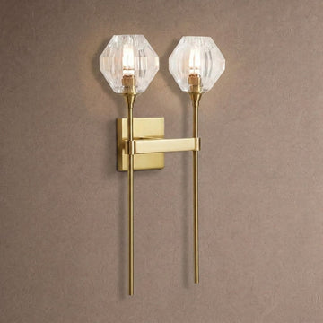 Adagio 2-Light Wall Sconce - BRASScasivra