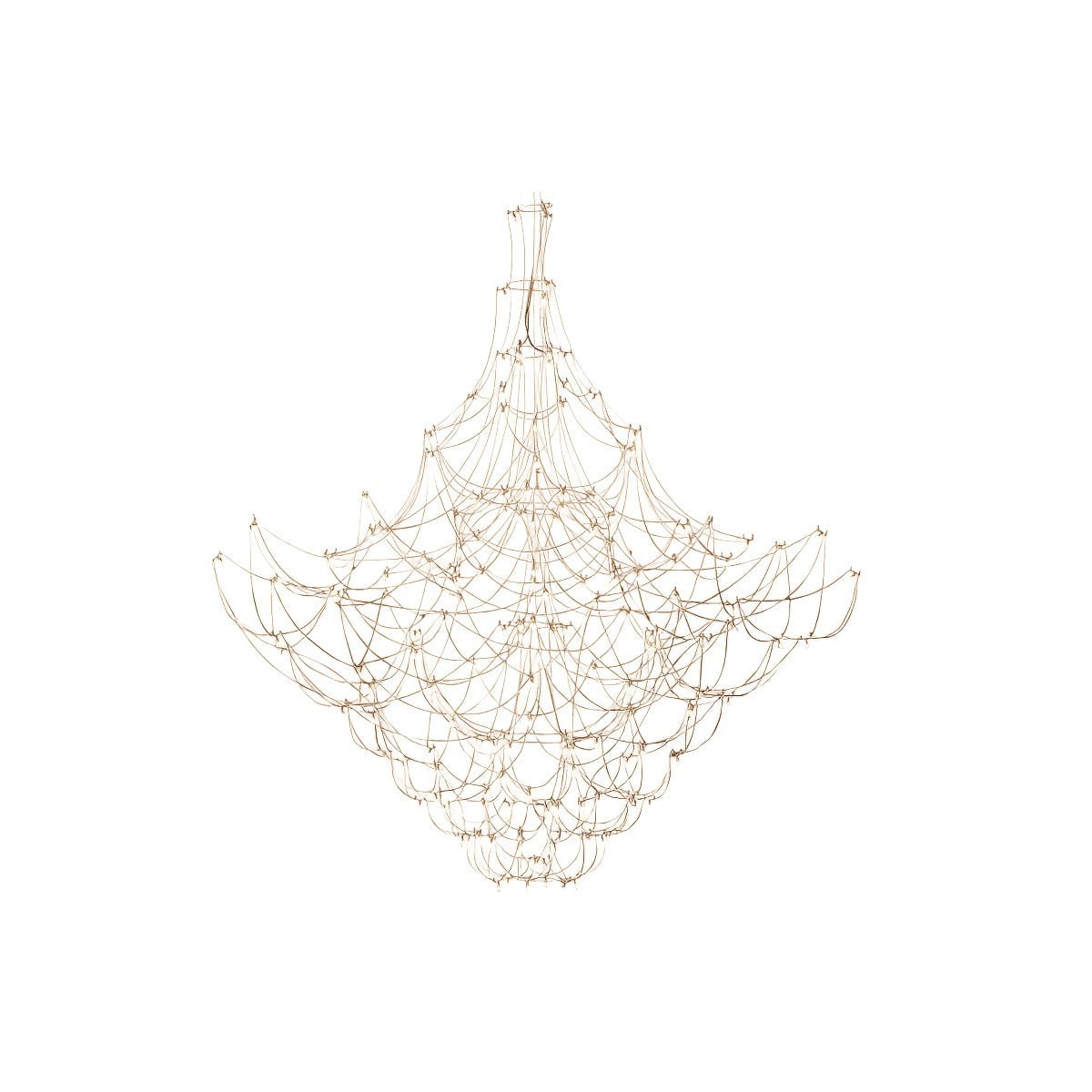 Amos Light Group Chandelier - Φ 31.5″ x H 31.5″ / Dia 80cm x H 80cmGoldWarm Lightcasivra