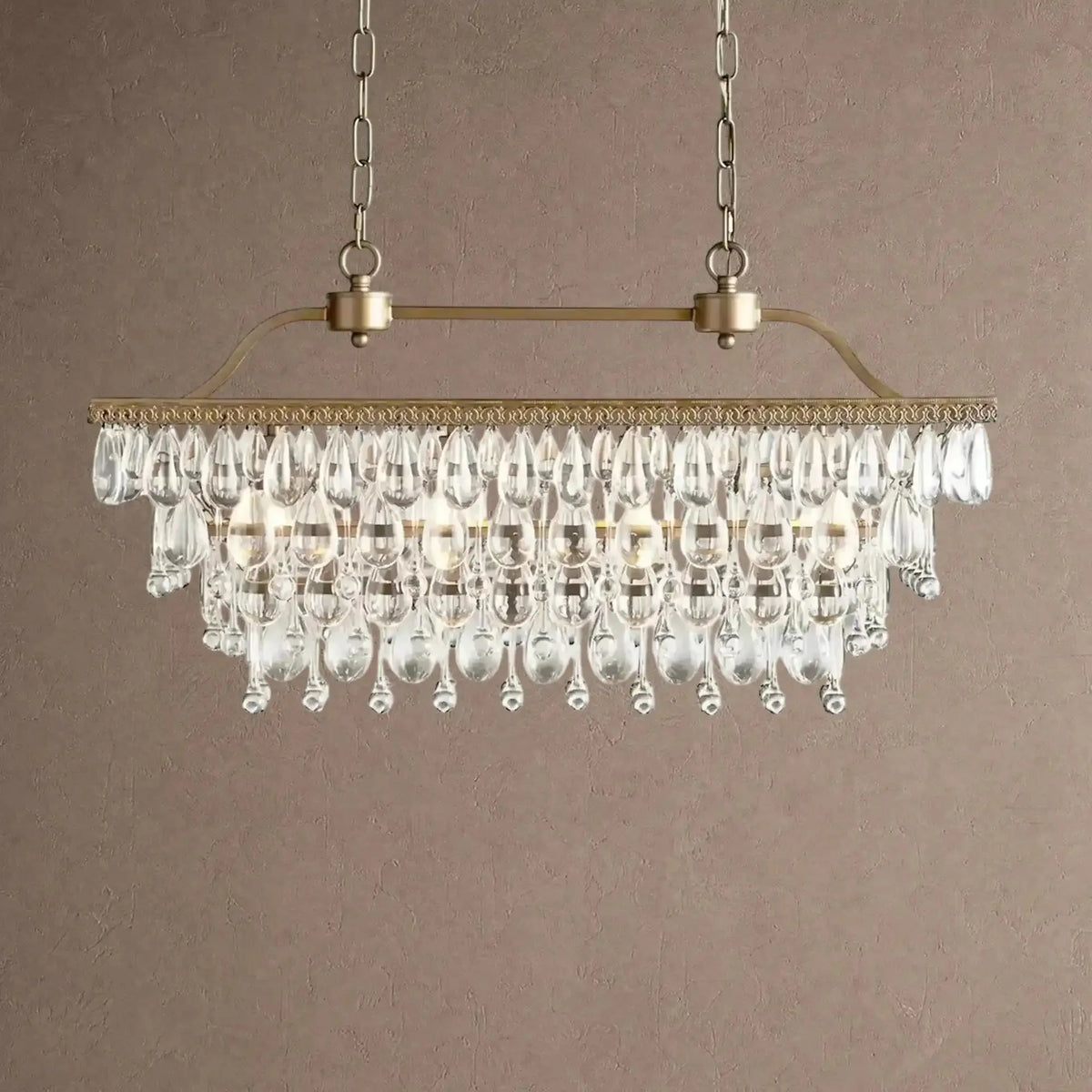 Annelise Rectangular Chandelier - casivra