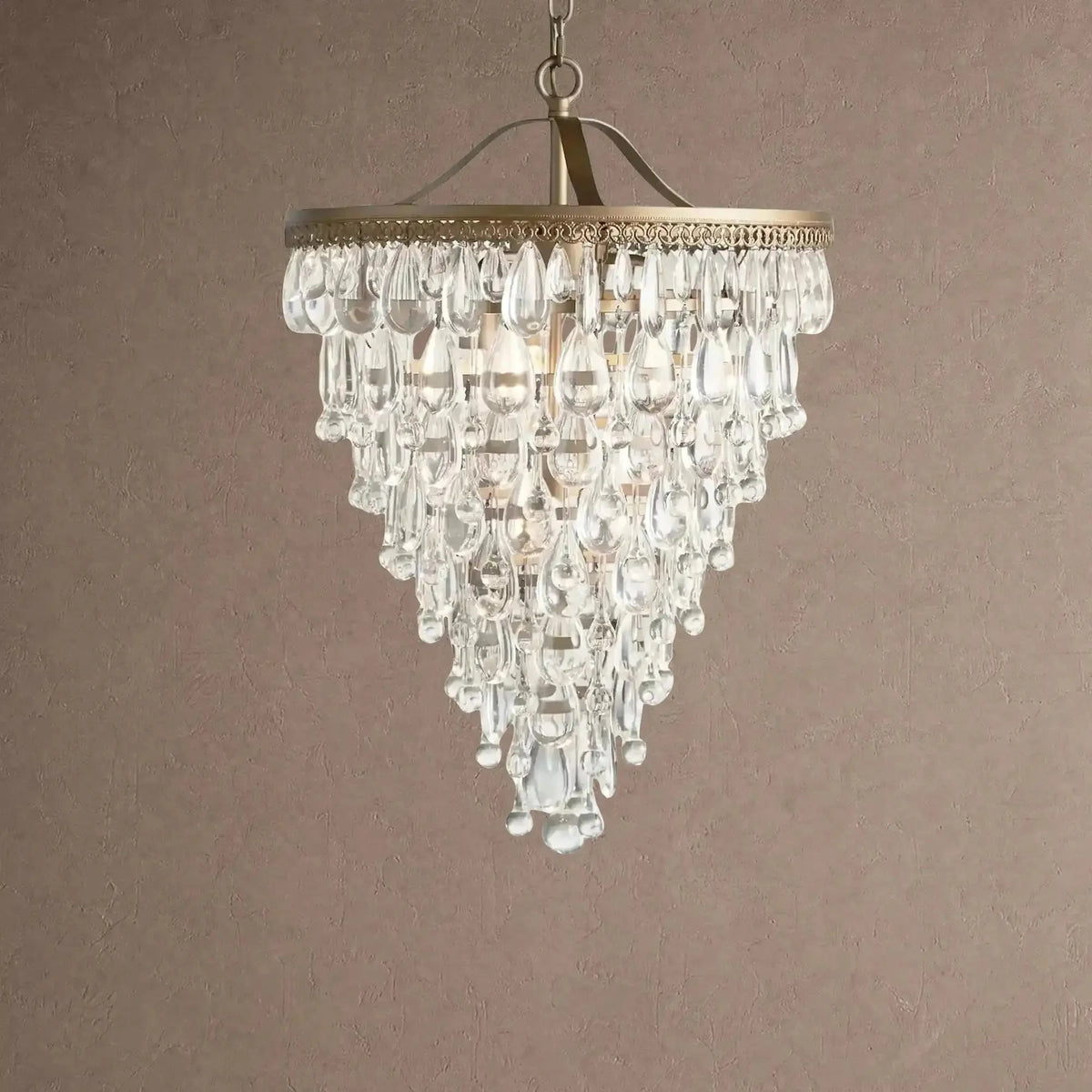 Annelise Round Chandelier 17''23''H - 17''casivra