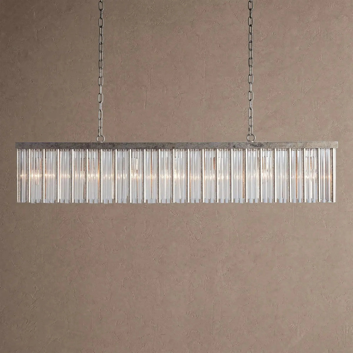 Aragon Rectangular Chandelier 48'' 56'' - 56‘’casivra