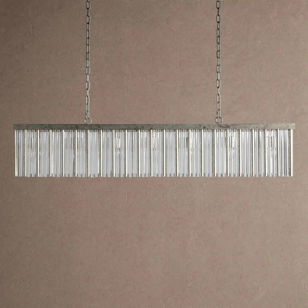 Aragon Rectangular Chandelier 48'' 56'' - 56‘’casivra