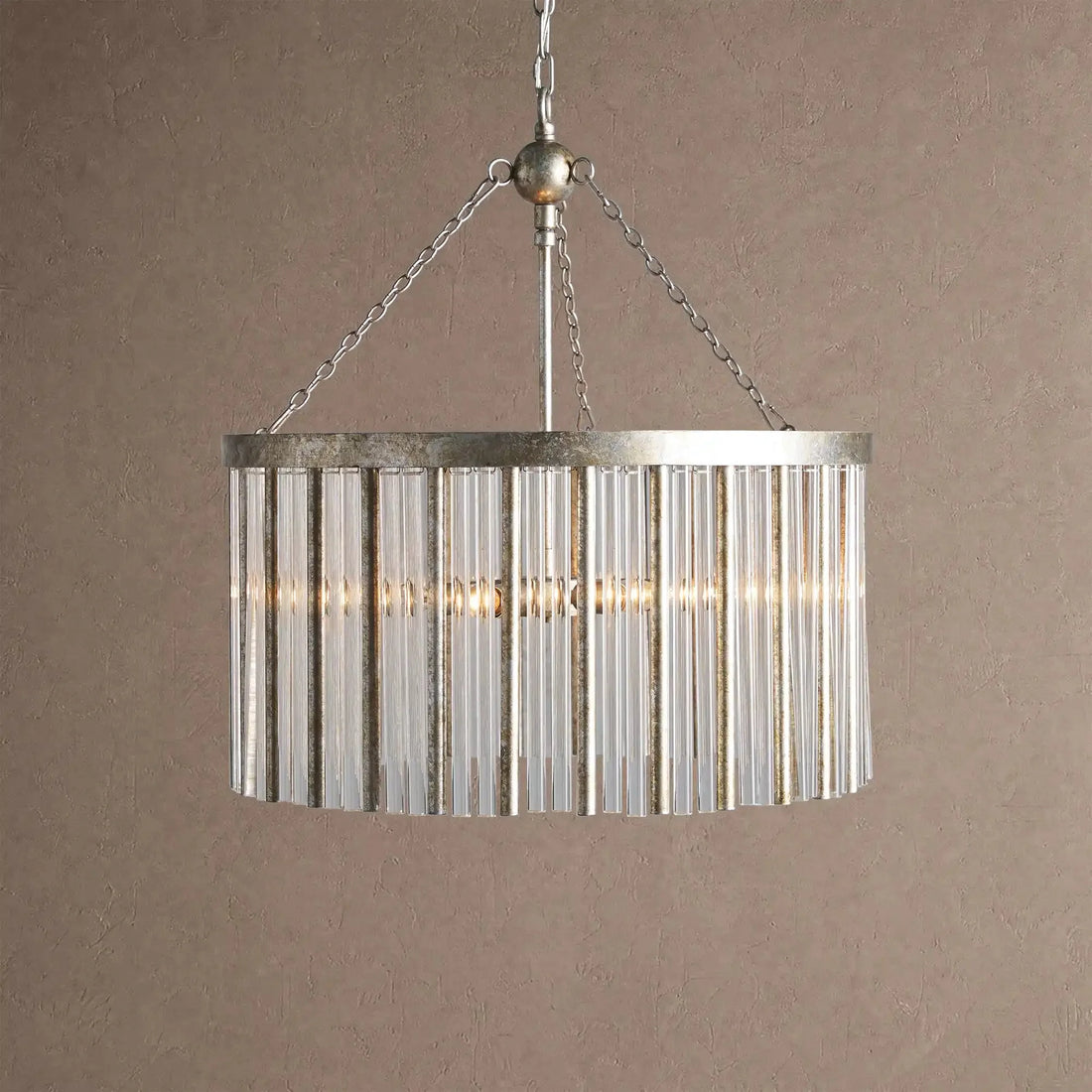 Aragon Round Chandelier 24"35" - 24''casivra