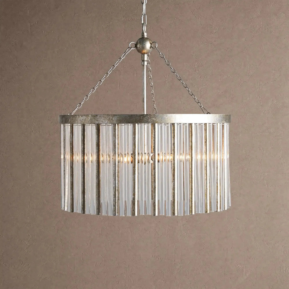 Aragon Round Chandelier 24"35" - 24''casivra