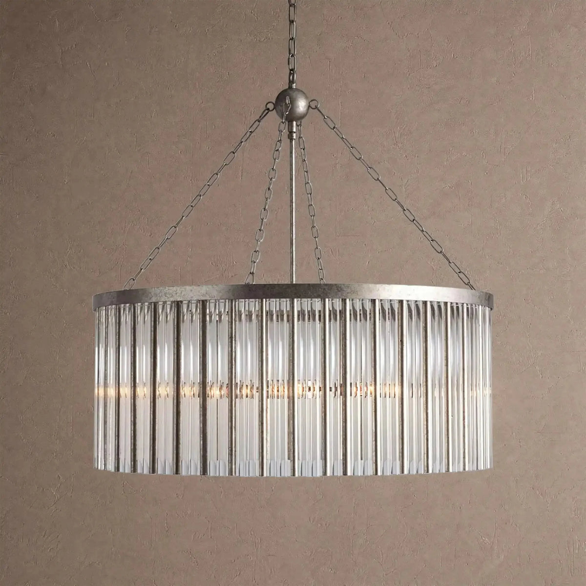 Aragon Round Chandelier 24"35" - 35''casivra