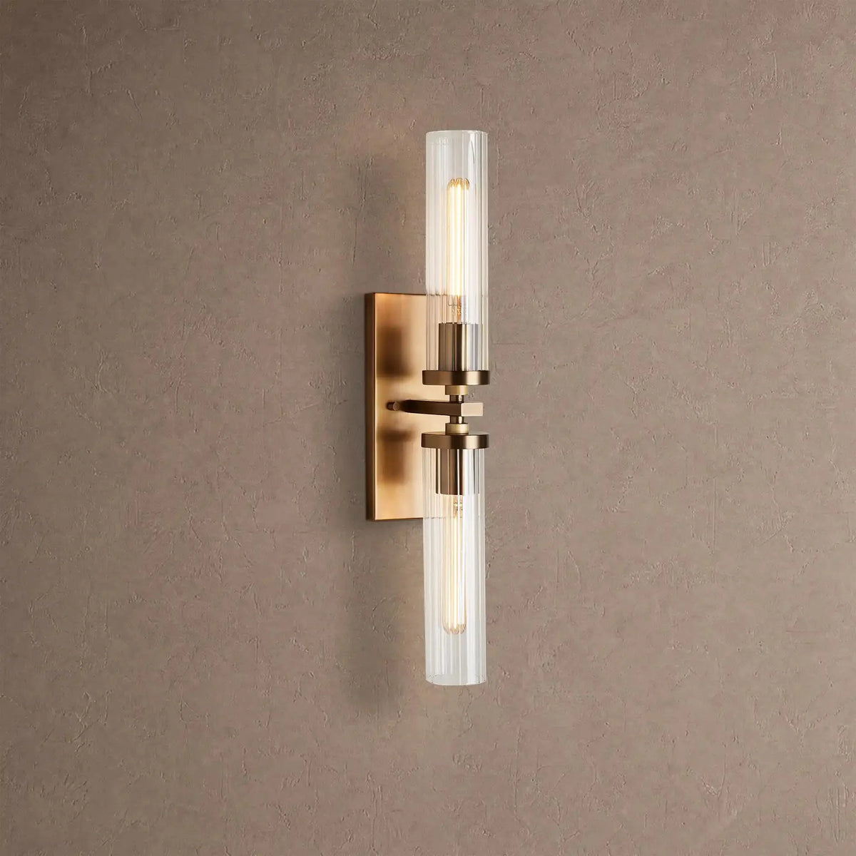 Alaric 2-Light Wall Sconce - Brasscasivra