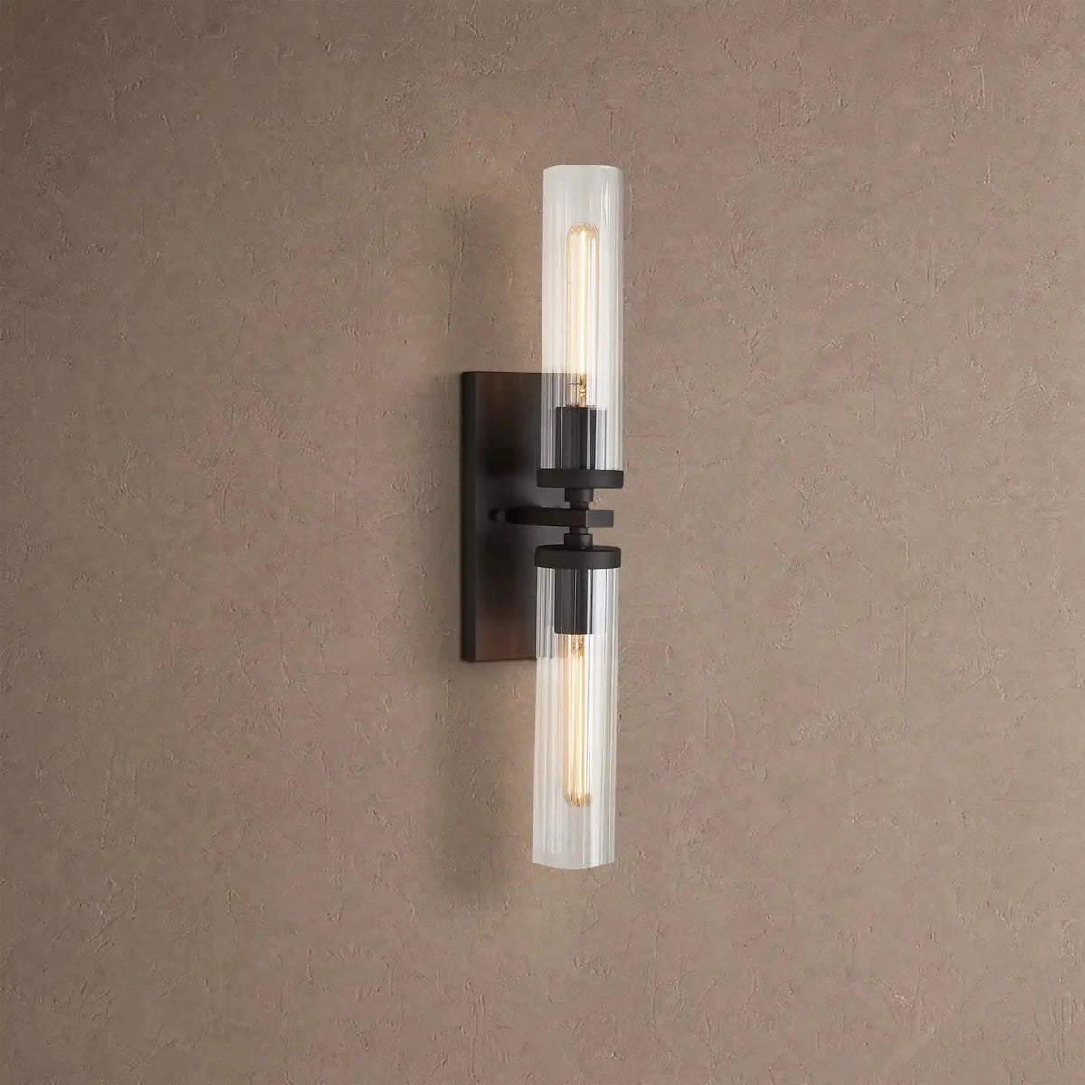 Alaric 2-Light Wall Sconce - Blackcasivra