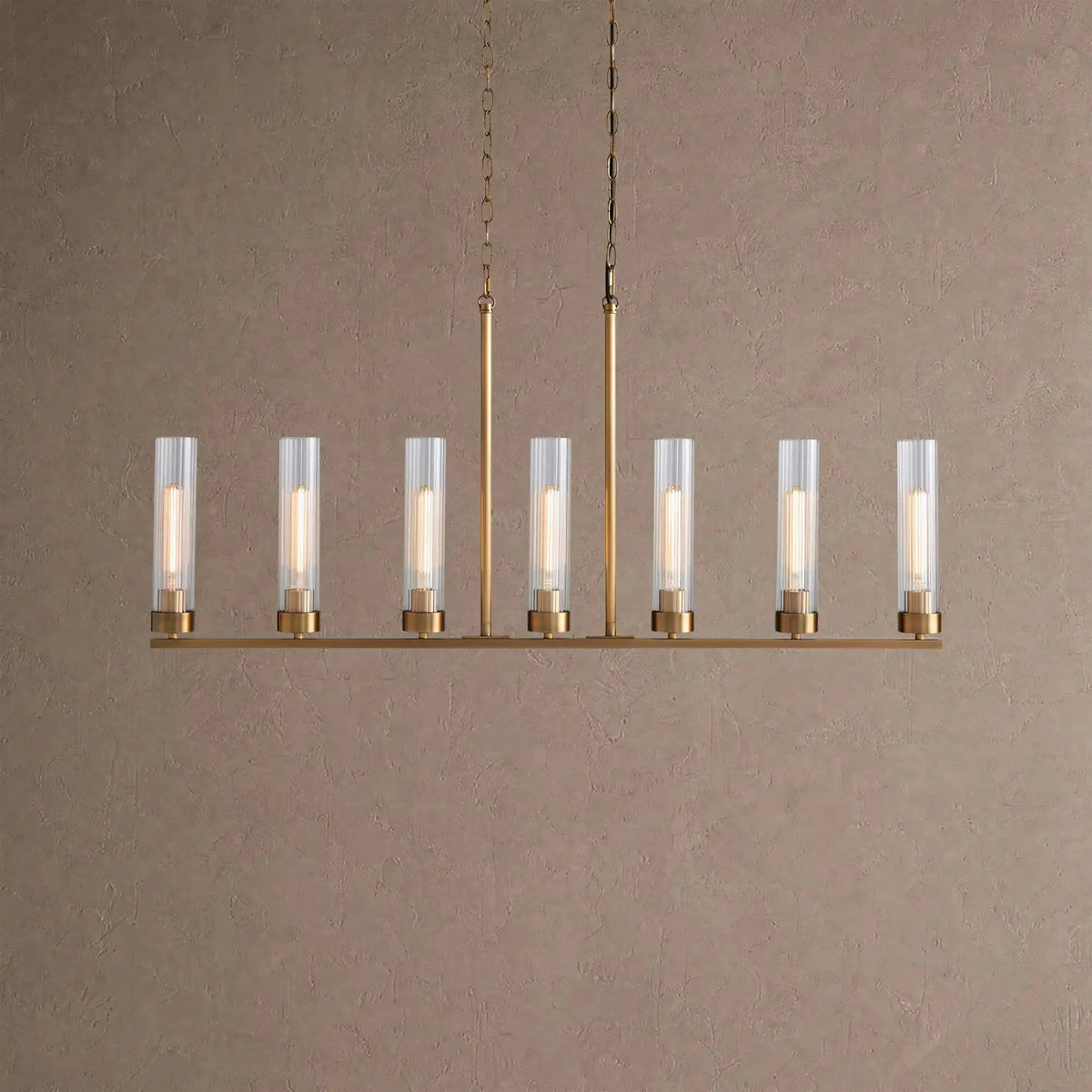 Alaric Linear Chandelier 5/7/8 Light - 7-LightBrasscasivra