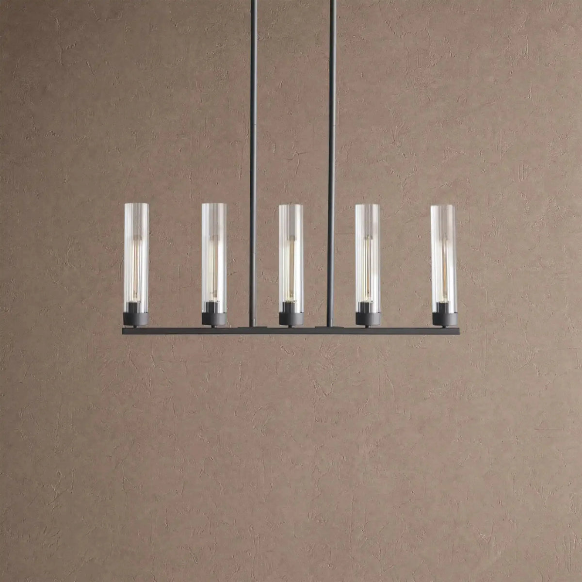 Alaric Linear Chandelier 5/7/8 Light - 5-LightBlackcasivra