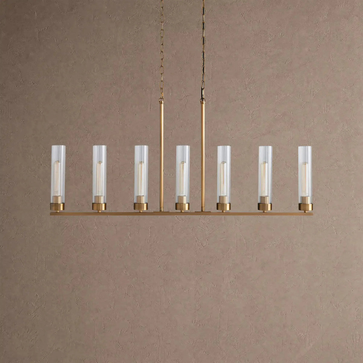 Alaric Linear Chandelier 5/7/8 Light - 7-LightBrasscasivra