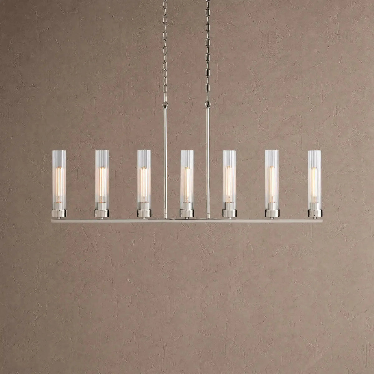 Alaric Linear Chandelier 5/7/8 Light - 7-LightNickelcasivra