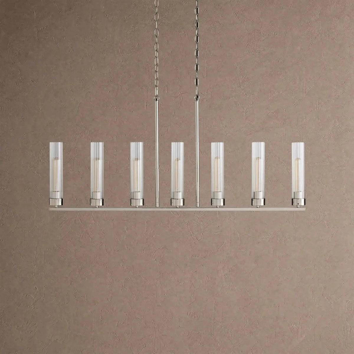 Alaric Linear Chandelier 5/7/8 Light - 8-LightNickelcasivra