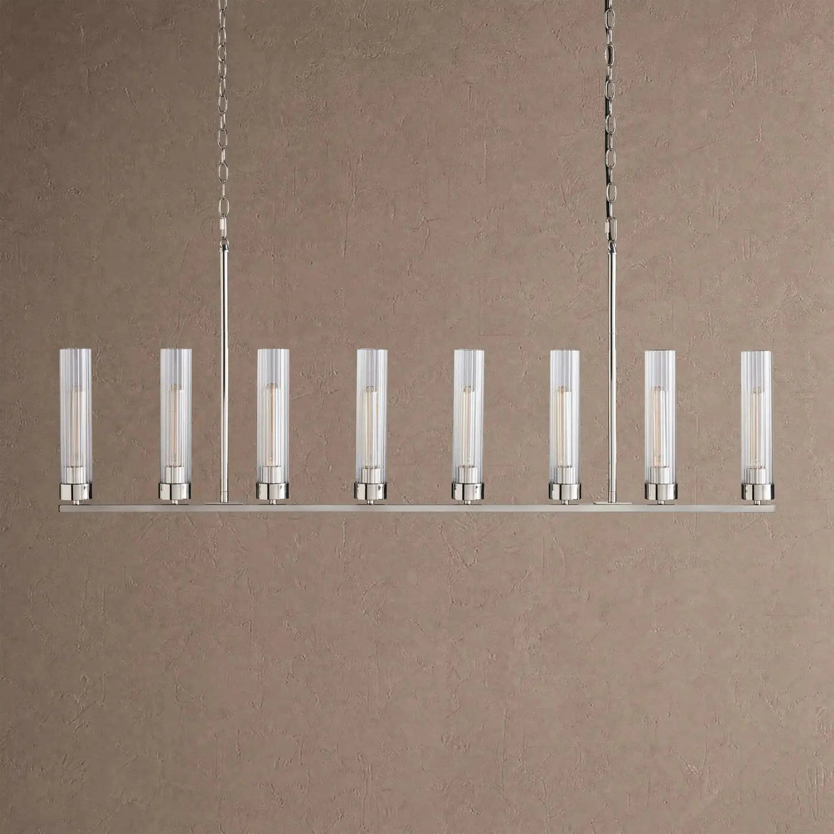 Alaric Linear Chandelier 5/7/8 Light - 8-LightNickelcasivra